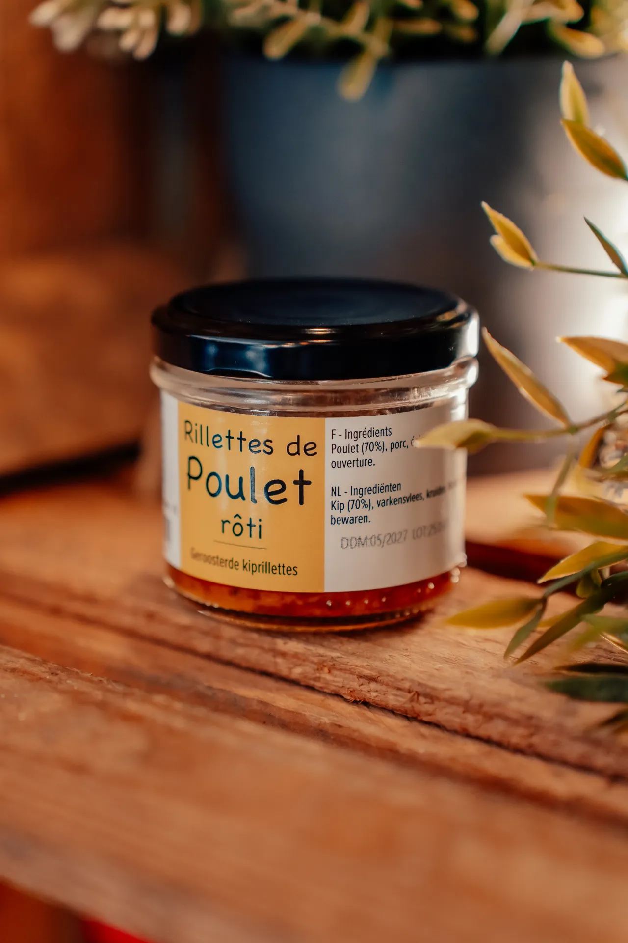 Rillettes de poulet rôti